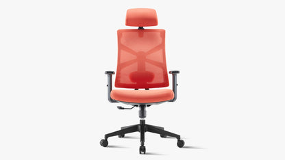 Sunaofe Orange Ergonomic Office Chair Front View