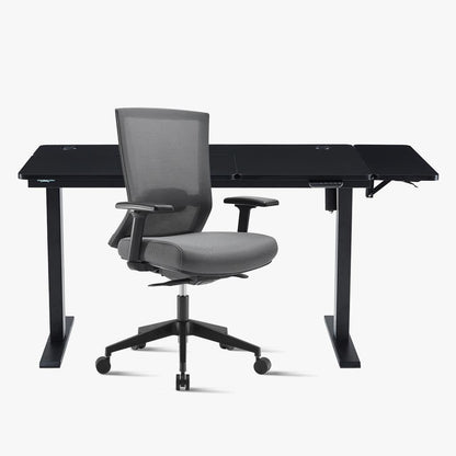 Promotion！Electric Standing Desk & Elite67 Chair Bundle