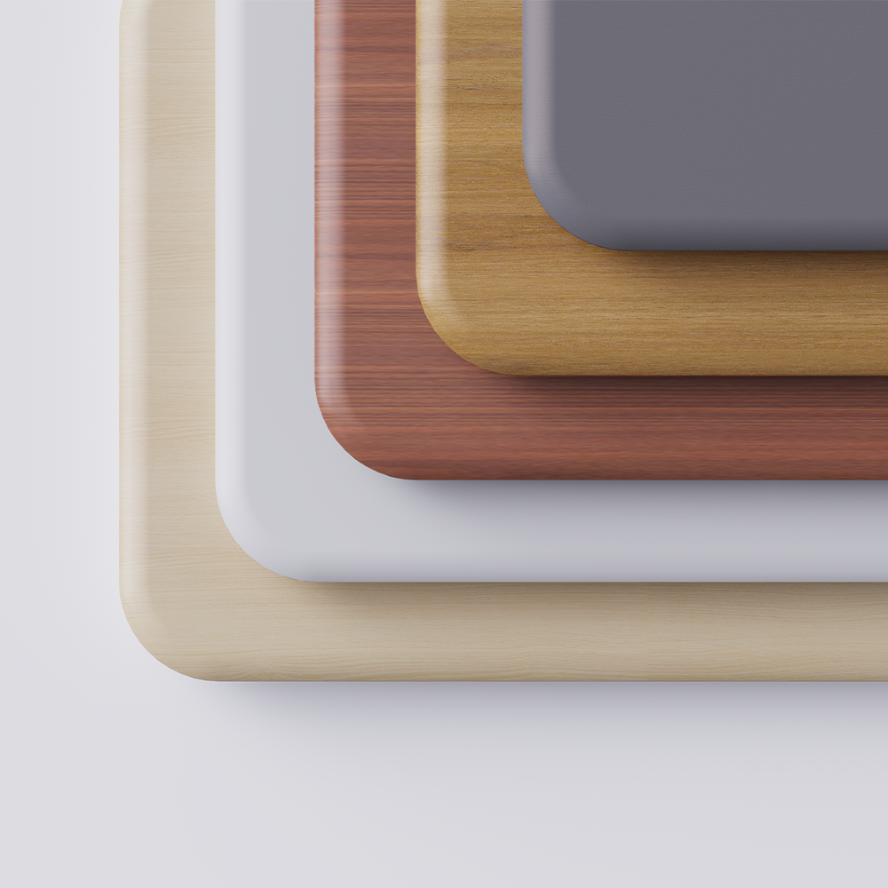 Sunaofe height adjustable desk with a light wood top and black legs.