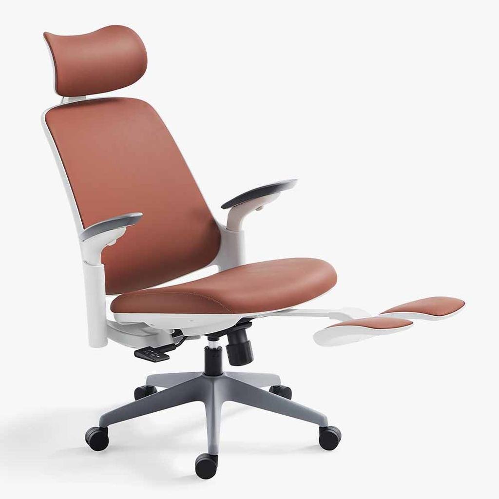 Boss Pro Leather Ergonomic Chair: Luxury, Comfort & Productivity - Sunaofe