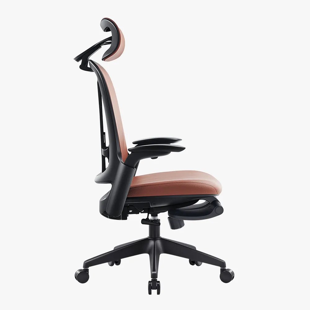 Boss Pro Leather Ergonomic Chair: Luxury, Comfort & Productivity - Sunaofe