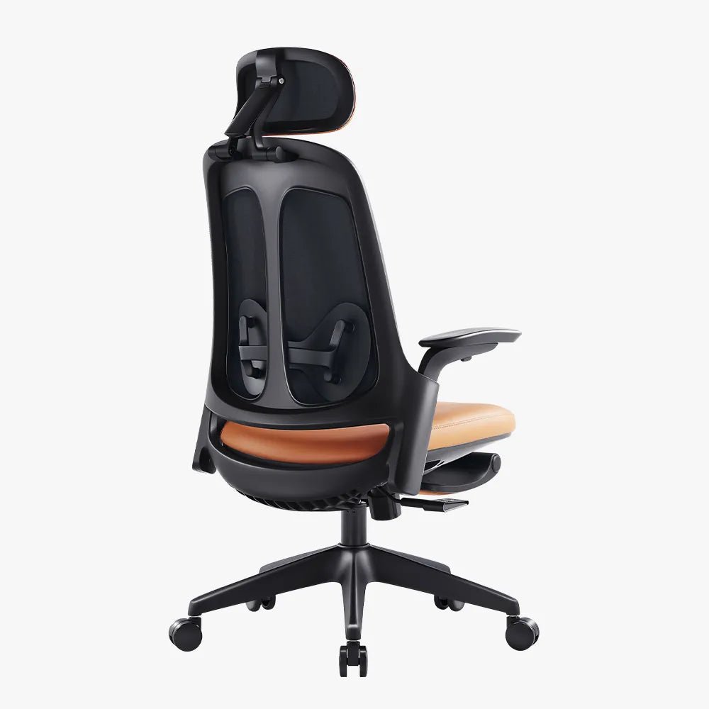 Boss Pro Leather Ergonomic Chair: Luxury, Comfort & Productivity - Sunaofe