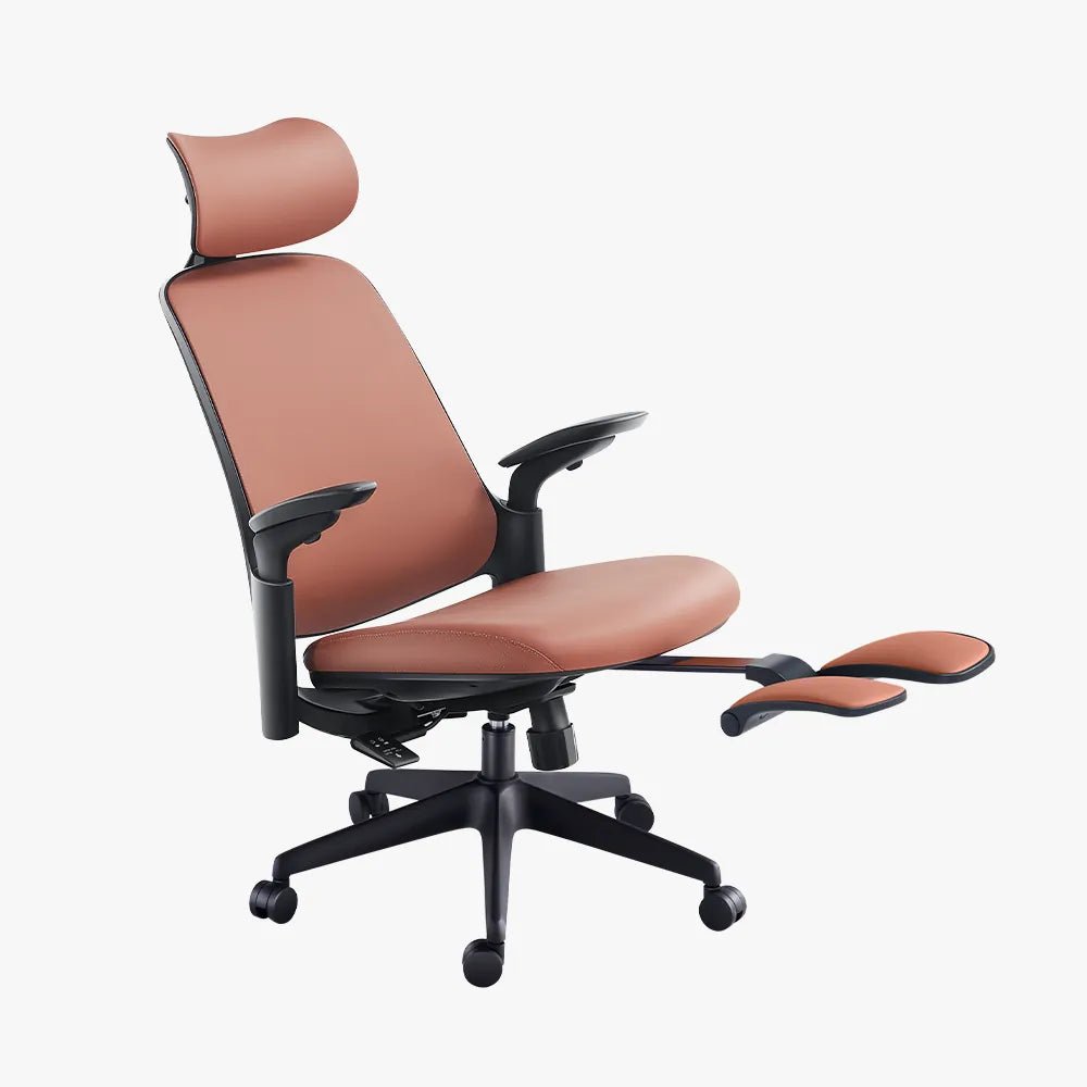 Boss Pro Leather Ergonomic Chair: Luxury, Comfort & Productivity - Sunaofe
