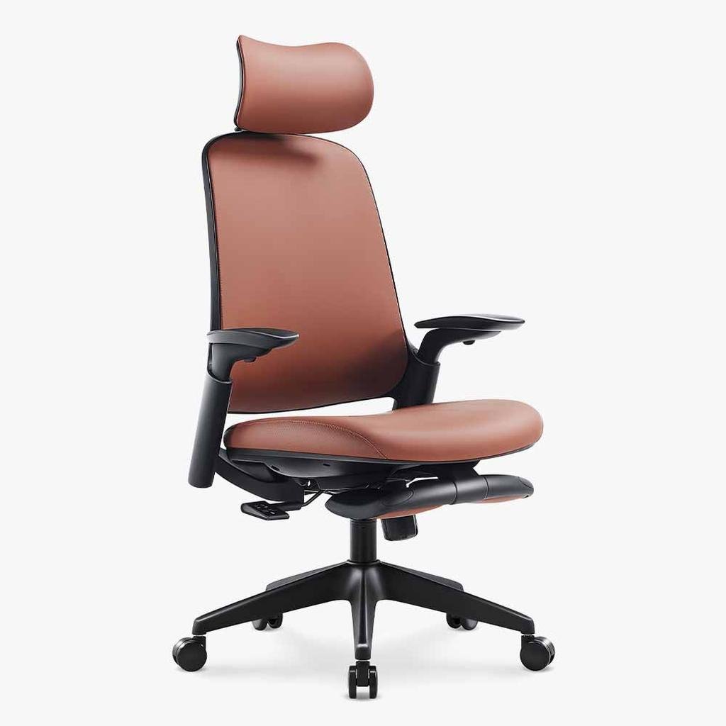 Boss Pro Leather Ergonomic Chair: Luxury, Comfort & Productivity - Sunaofe
