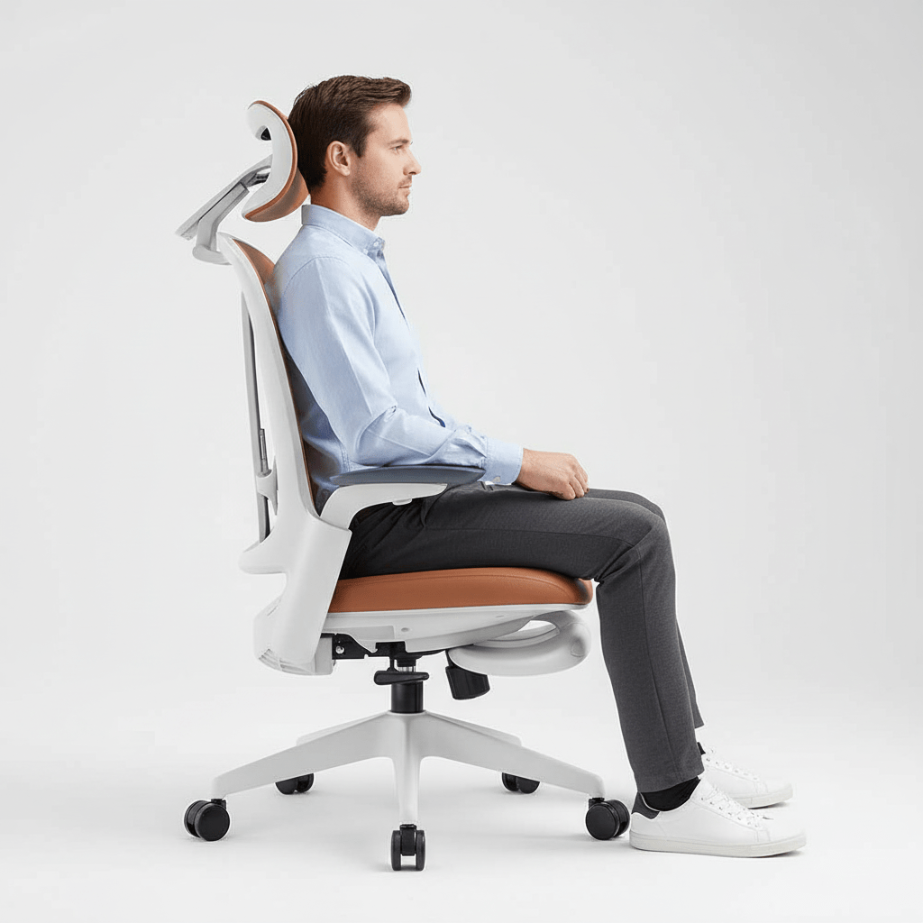 Boss Pro Leather Ergonomic Chair: Luxury, Comfort & Productivity - Sunaofe
