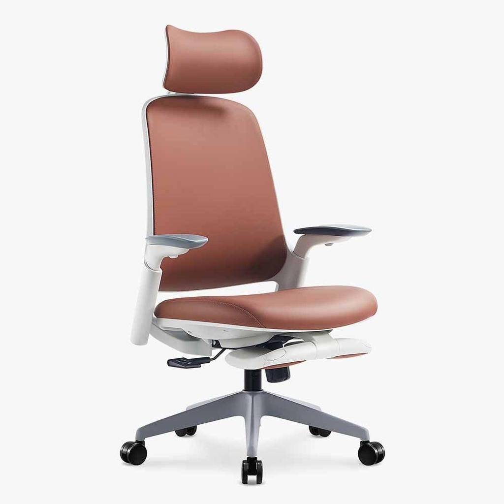 Boss Pro Leather Ergonomic Chair: Luxury, Comfort & Productivity - Sunaofe