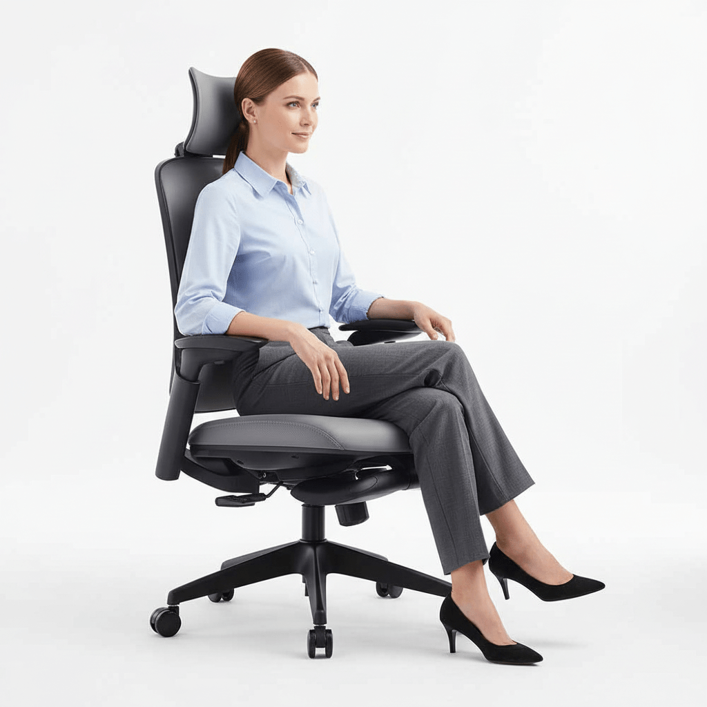 Boss Pro Leather Ergonomic Chair: Luxury, Comfort & Productivity - Sunaofe