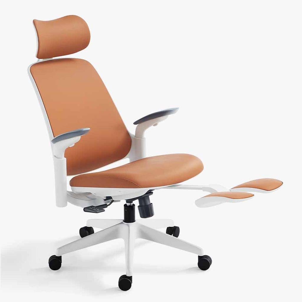 Boss Pro Leather Ergonomic Chair: Luxury, Comfort & Productivity - Sunaofe