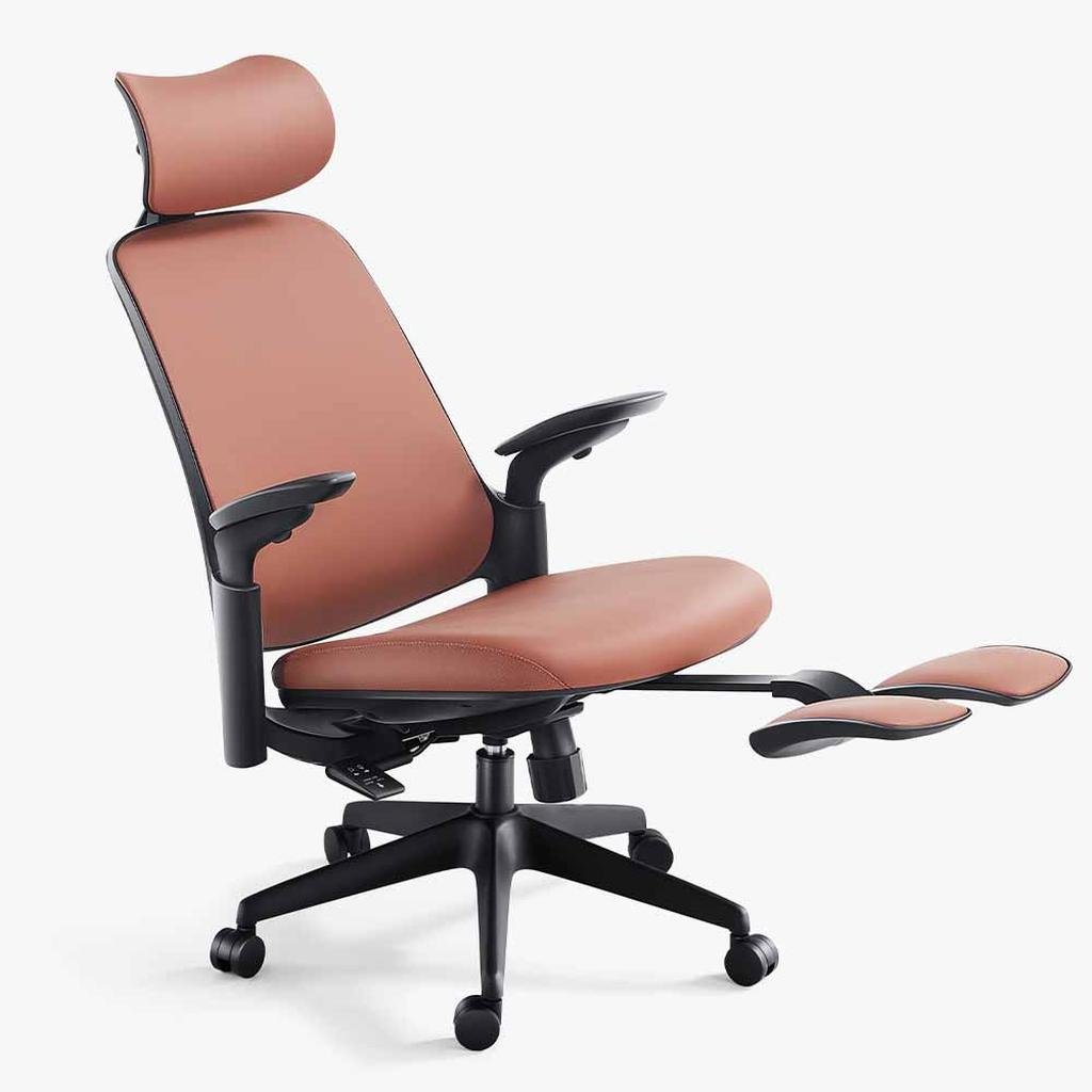 Boss Pro Leather Ergonomic Chair: Luxury, Comfort & Productivity - Sunaofe