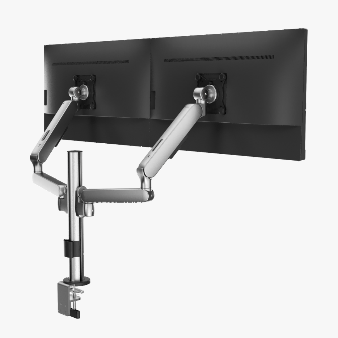 #type_silver monitor arm