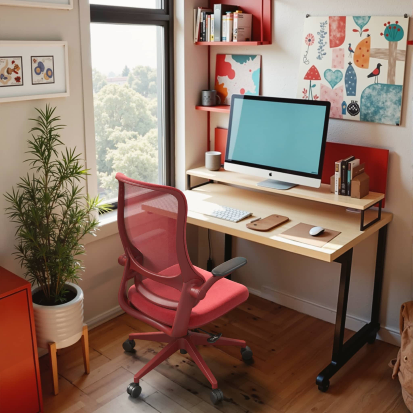 Resistance丨Red Office Chair – Built for Passion