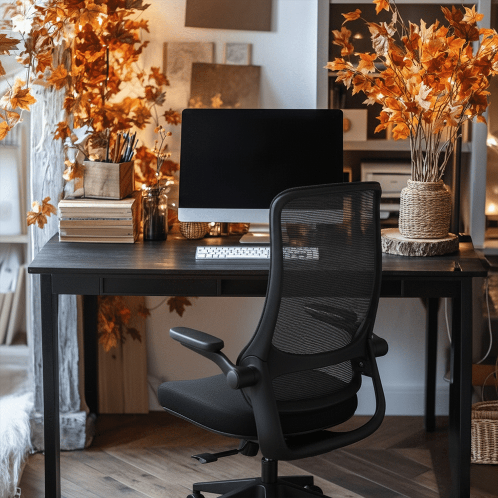 Resistance丨Black Office Chair – Built for Vision - Sunaofe