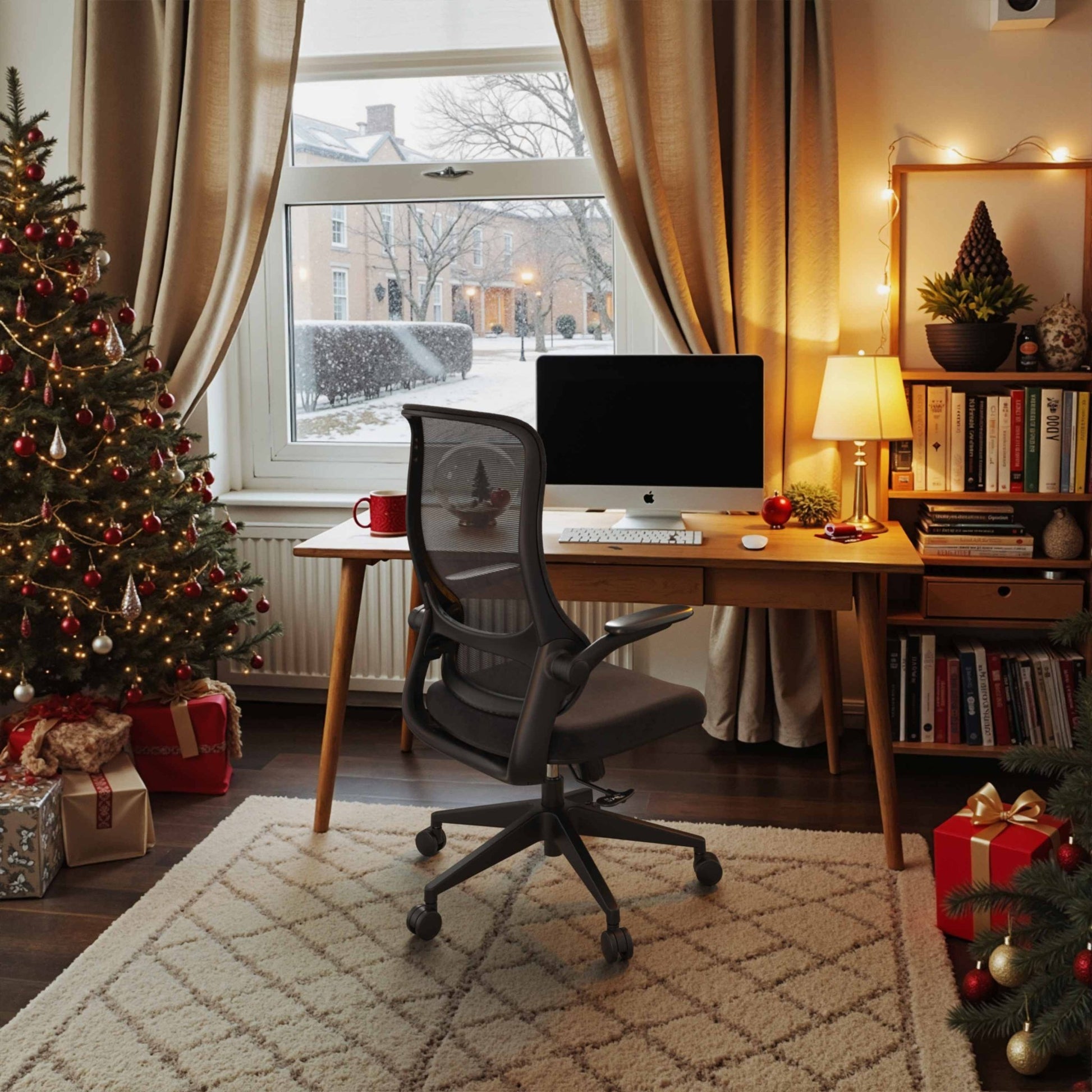 Resistance丨Black Office Chair – Built for Vision - Sunaofe