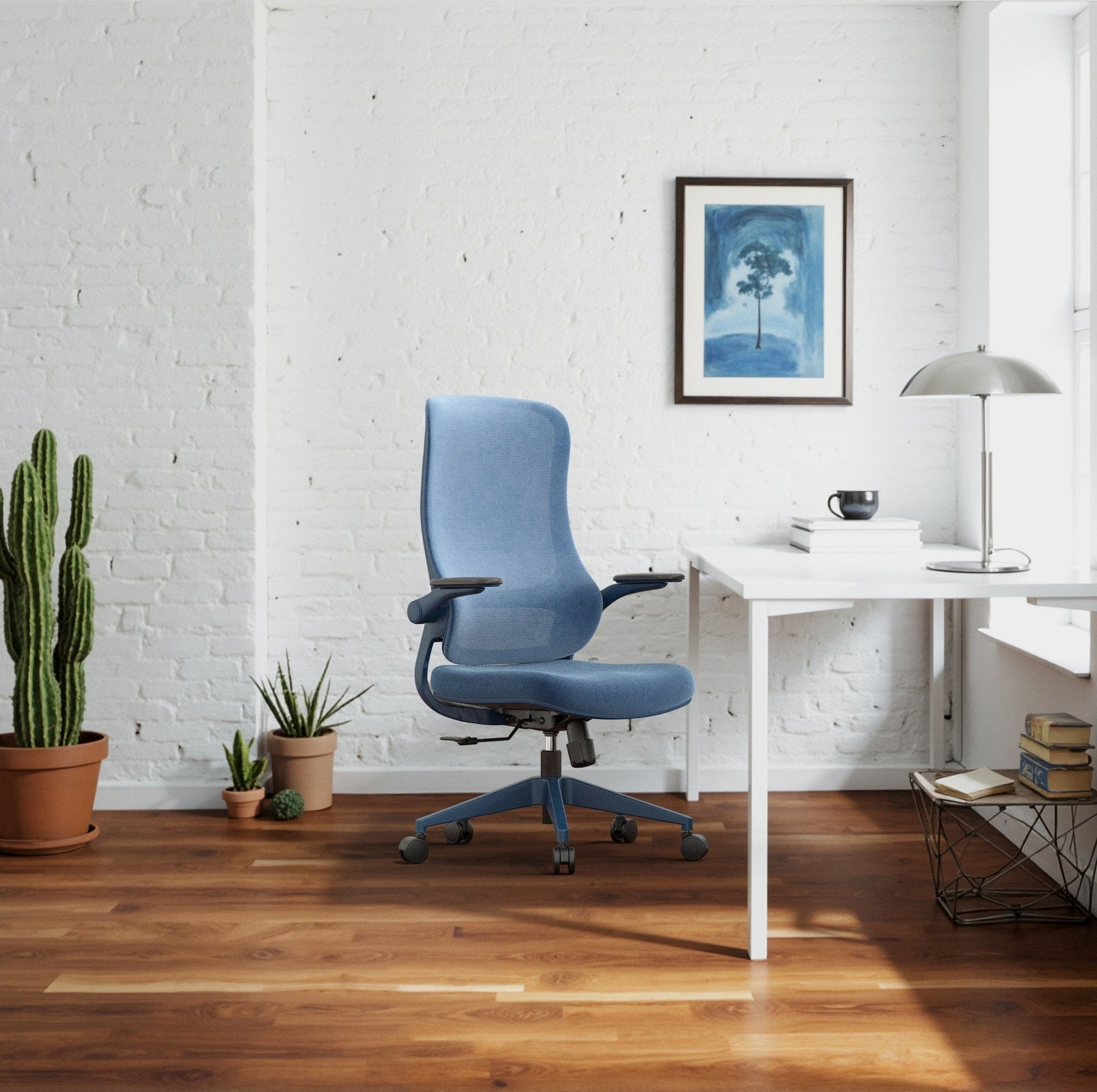 Resistance丨Blue Ergonomic Office Chair – Built for Peace - Sunaofe
