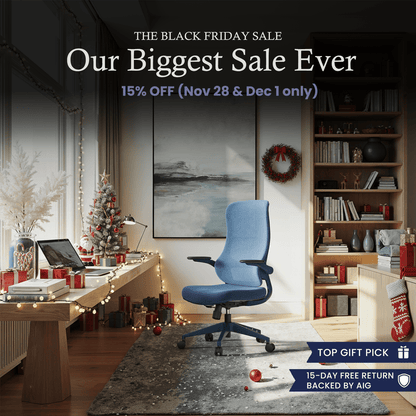 Resistance丨Blue Ergonomic Office Chair – Built for Peace - Sunaofe