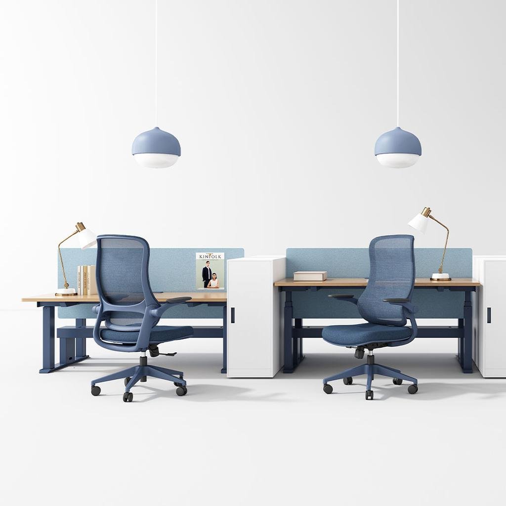 Resistance丨Blue Ergonomic Office Chair – Built for Peace - Sunaofe
