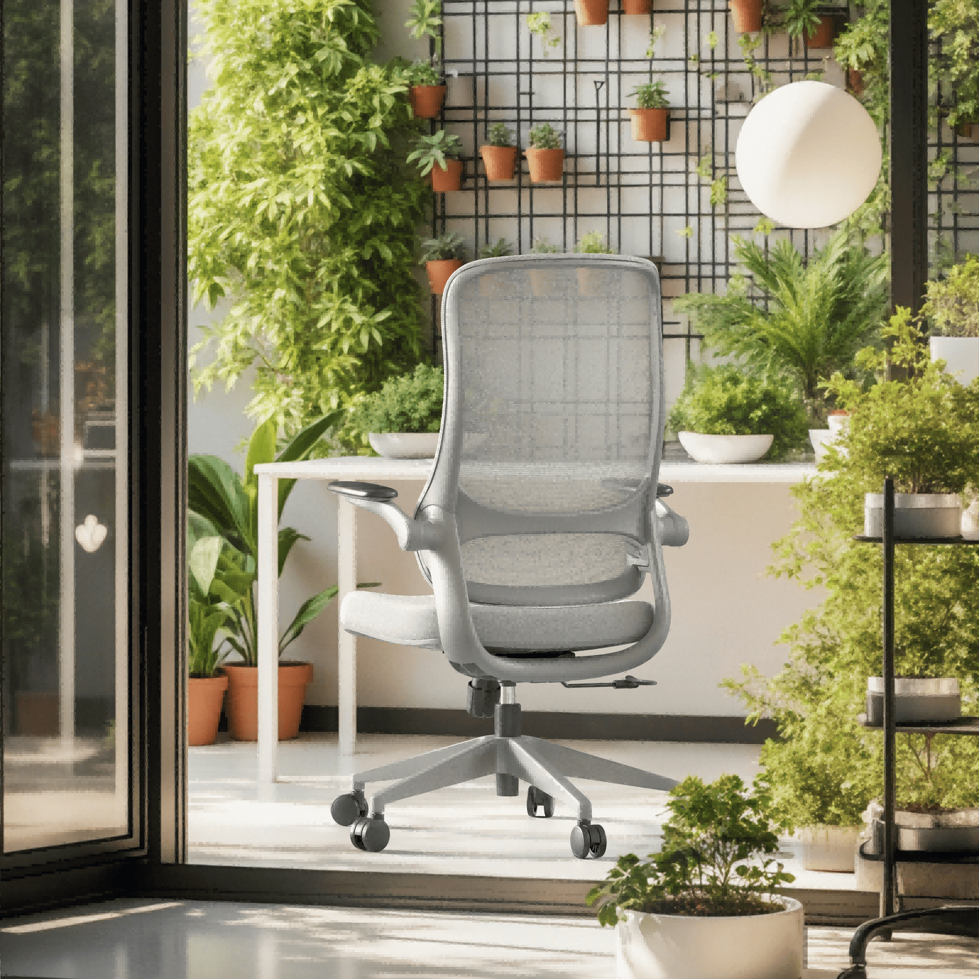 Resistance丨Gray Office Mesh Chair – Built for Discipline - Sunaofe