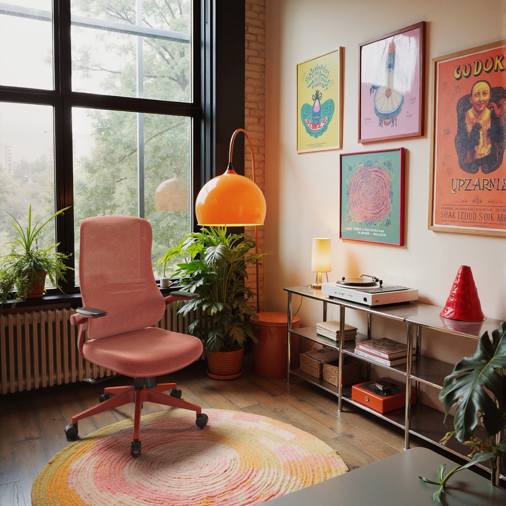 Resistance丨Orange Office Chair – Built for Perseverance - Sunaofe