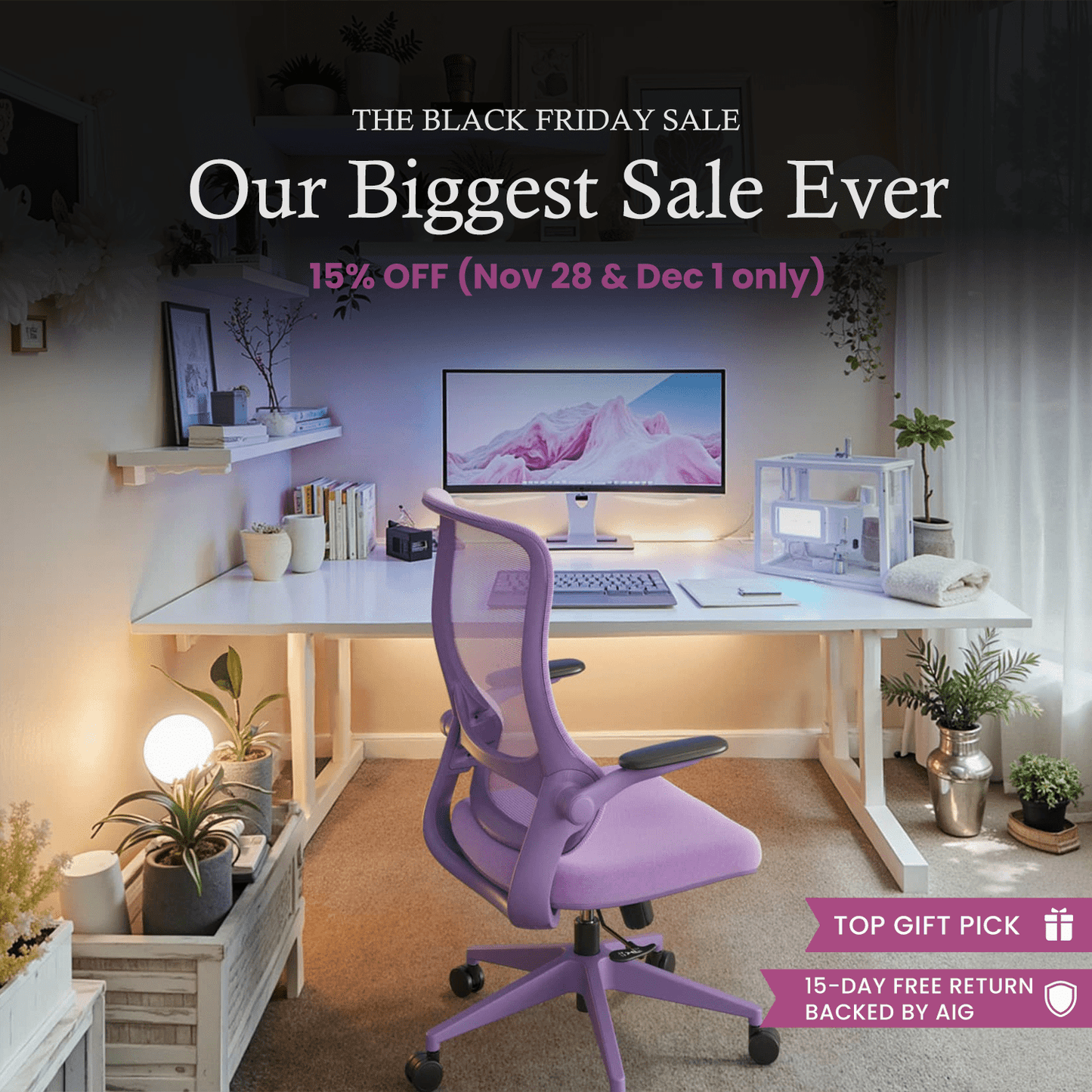 Resistance丨Purple Office Chair – Built for the Undefined - Sunaofe