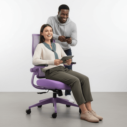Resistance丨Purple Office Chair – Built for the Undefined - Sunaofe