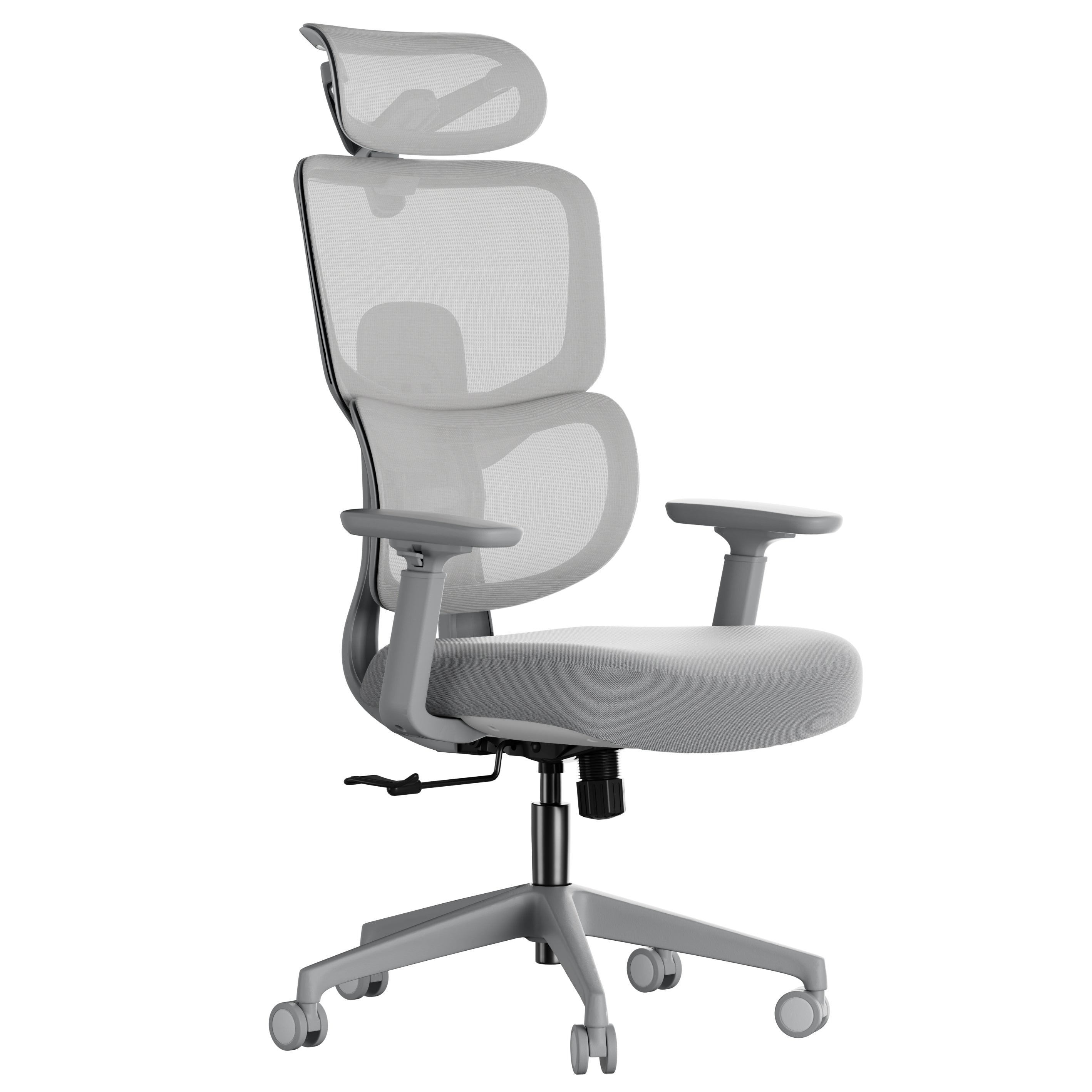 #Headrest_With Headrest #Color_light grey